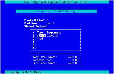 ZFS Pool Settings