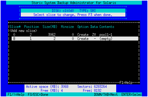 Configured Slices